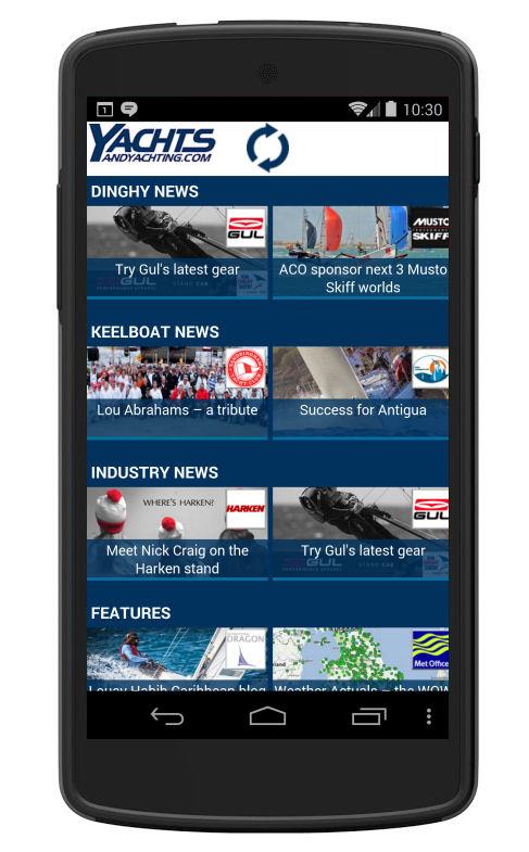 The latest 'Sailing News' app from YachtsandYachting.com is now live photo copyright Mark Jardine taken at 