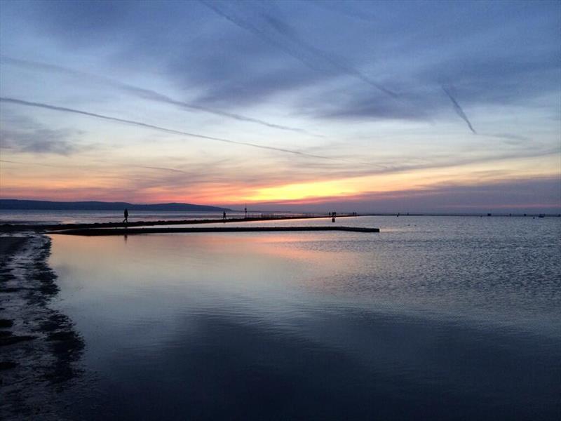 Sunset at West Kirby photo copyright Paul Colquitt taken at West Kirby Sailing Club