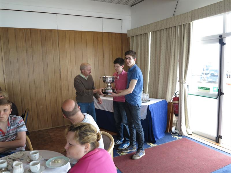 Ben and Gabe Hill win the Southport Town Cup photo copyright Ron Harper taken at West Lancashire Yacht Club