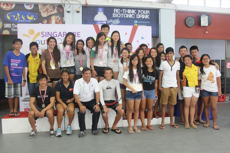 Singapore Youth Olympic Festival winners photo copyright Icarus Sailing Media taken at Singapore Sailing Federation