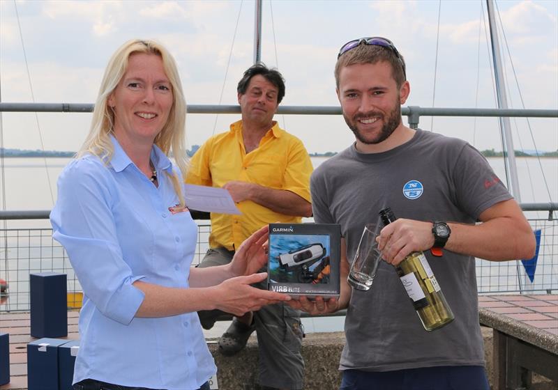 Tom Gillard wins the Garmin Datchet Summer Flyer photo copyright SailRacer taken at Datchet Water Sailing Club