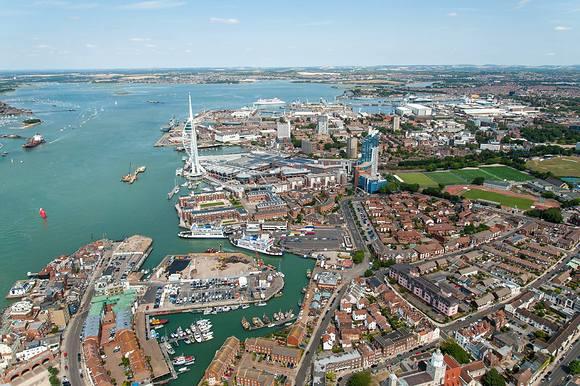 Camber Quay, Portsmouth - the site of the new Ben Ainslie Racing team base photo copyright Shaun Roster taken at 