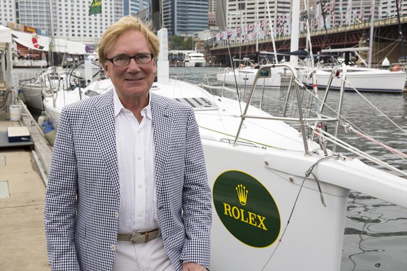 Defending overall Rolex Sydney Hobart winner Darryl Hodgkinson and his Victoire photo copyright Andrea Francolini / RSHYR taken at Cruising Yacht Club of Australia