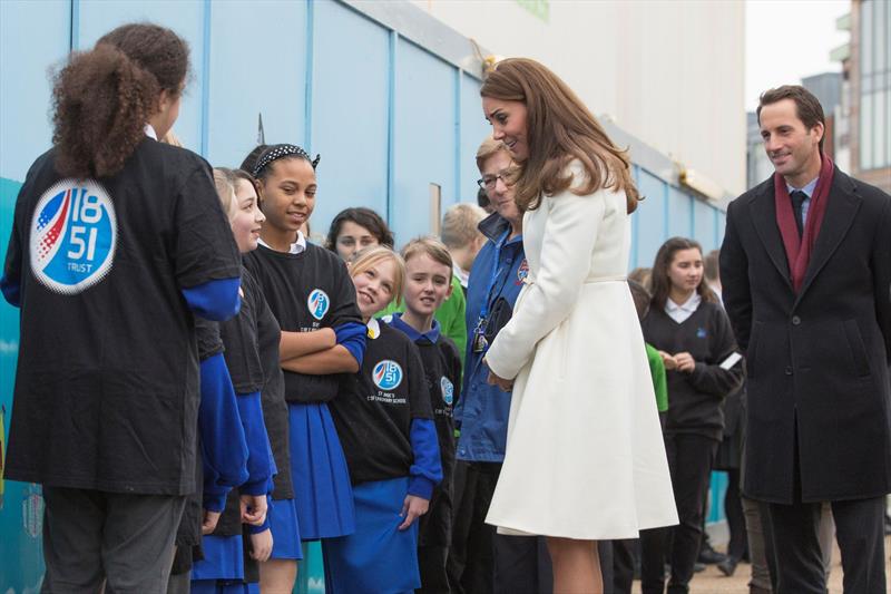 The Duchess of Cambridge visits the BAR HQ - photo © Lloyd Images