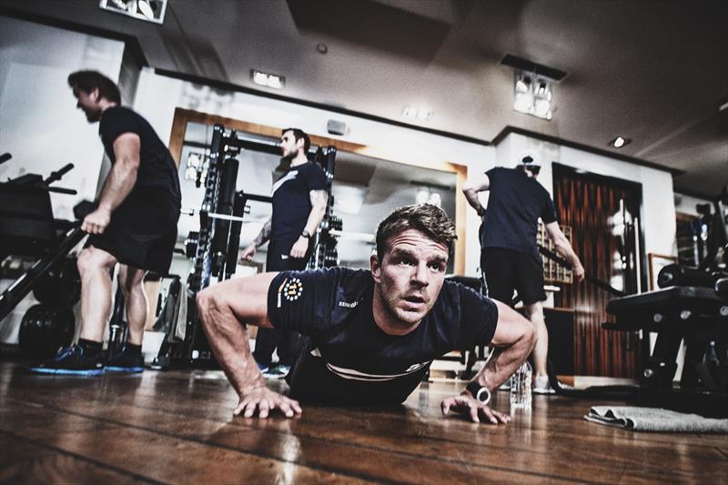 Nick Hutton during a BAR training session photo copyright KX Gym taken at 