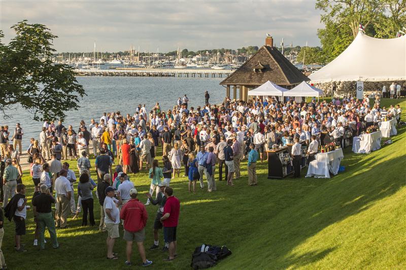 Reception on the lawn during the 2014 New York Yacht Club Annual Regatta presented by Rolex - photo © Rolex / Daniel Forster