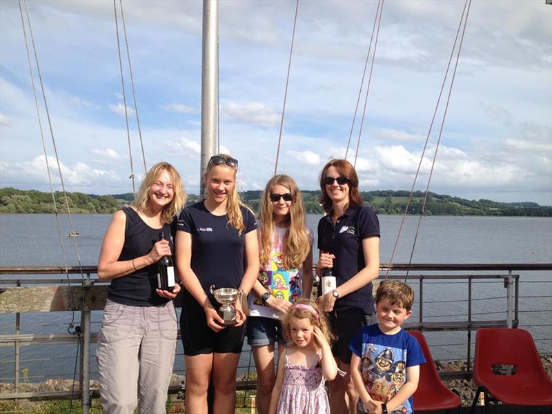 Chew Valley Lake Ladies Race Day Prize Winners photo copyright Steve Smith taken at Chew Valley Lake Sailing Club