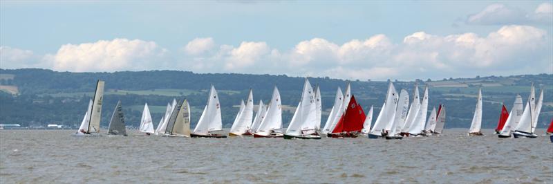 Start of long distance race during the West Kirby SC Annual Regatta photo copyright Alan Jenkins taken at West Kirby Sailing Club