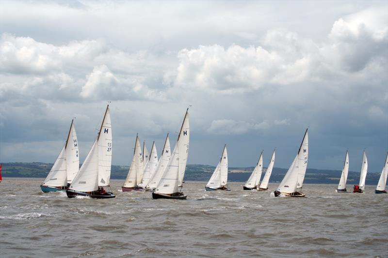 Hilbre fleet racing in the West Kirby SC Annual Regatta photo copyright Phil Shepherd taken at West Kirby Sailing Club