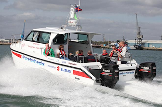 Disabled and disadvantaged people in the Solent region will be taking control of their own specially adapted powerboat, thanks to the generosity of donations to the Wetwheels Foundation photo copyright Wetwheels Foundation taken at Royal Southern Yacht Club