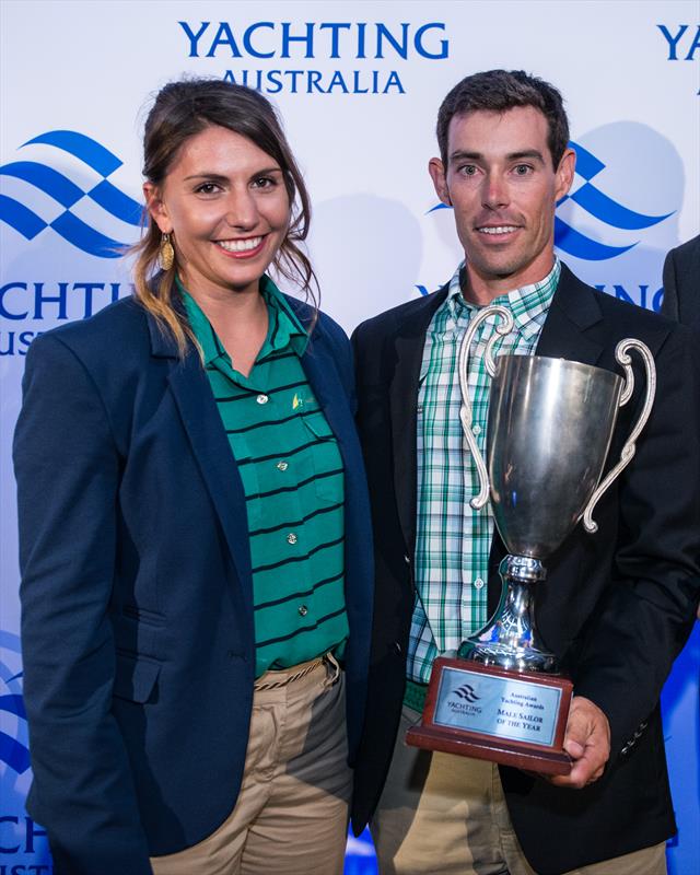 Lisa Darmanin & Mat Belcher at the Yachting Australia Awards photo copyright Yachting Australia taken at 