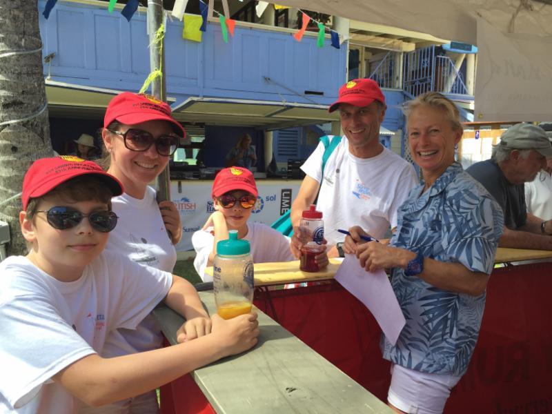The Puche family from Berlin - looking forward to racing their Moorings 4800, Slow Motion in the BVI Spring Regatta photo copyright BVI Spring Regatta & Sailing Festival / Todd VanSickle taken at Royal BVI Yacht Club