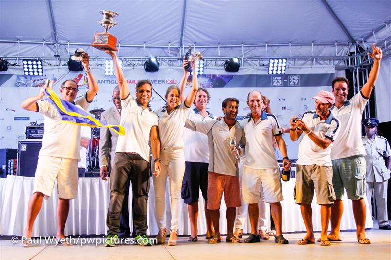 Captain & crew of Ventaneiro 3 at Antigua Sailing Week photo copyright ASW / Paul Wyeth / www.pwpictures.com taken at Antigua Yacht Club
