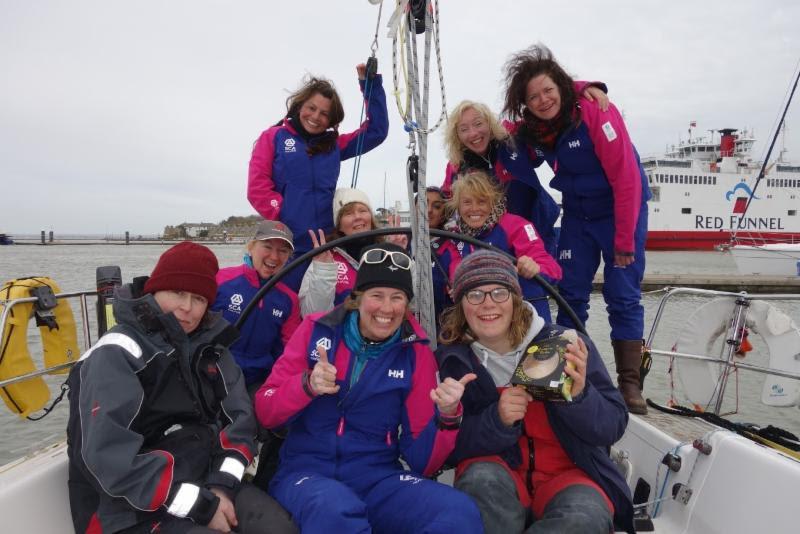Thumbs up for cake - photo © Girls for Sail
