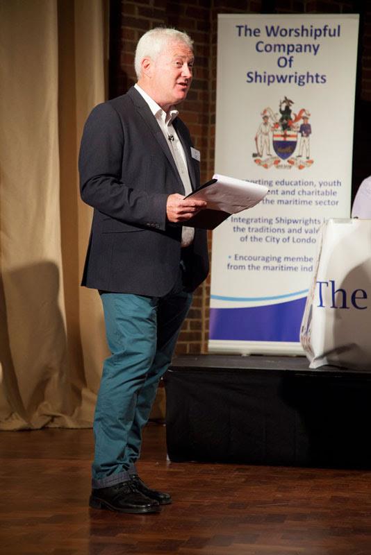 Matthew Sheahan chairing the panel discussions during the 2015 Shipwrights' Lectures  photo copyright The Worshipful Company of Shipwrights taken at 