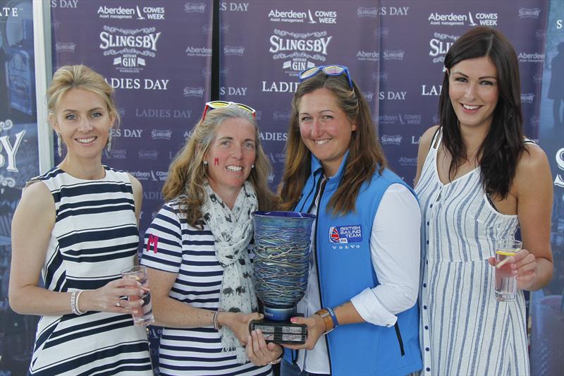 Hannah Stodel scoops the Slingsby Ladies Day Trophy at Aberdeen Asset Management Cowes Week - photo © Paul Wyeth / www.pwpictures.com