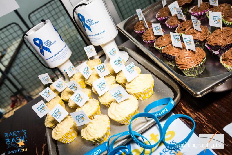 Bart's Bash 2016 cake sale photo copyright Alex Irwin / www.sportography.tv taken at Queen Mary Sailing Club