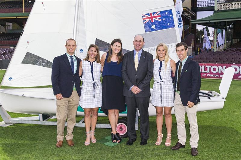Matt Allen and Olympians at the Australian Sailing Awards photo copyright Andrea Francolini taken at Australian Sailing