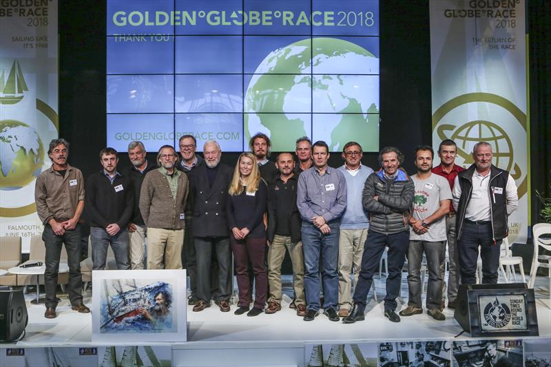 2018 Golden Globe Race Press conference at the Paris Nautique Exhibition photo copyright PPL Photo Agency taken at 