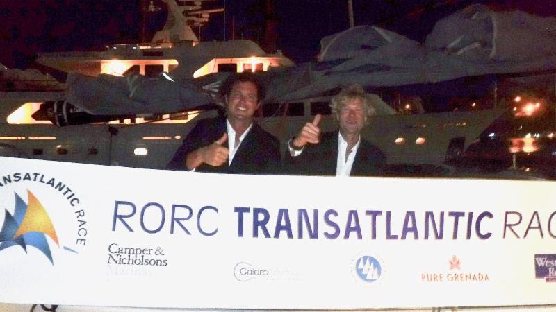 After 18 days of the race, Ben Harris and James Heald are proud to have completed the RORC Transatlantic Race in Grenada photo copyright RORC / Louay Habib taken at Royal Ocean Racing Club