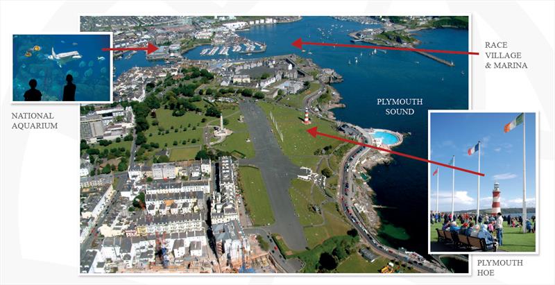 The facilities in Plymouth, which has a natural amphitheatre around the Sound, will accommodate thousands of spectators photo copyright Golden Globe Race taken at 
