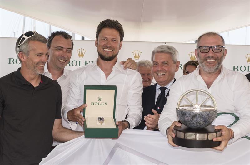 2017 Giraglia Rolex Cup Race prize giving photo copyright Rolex / Kurt Arrig taken at Yacht Club Italiano