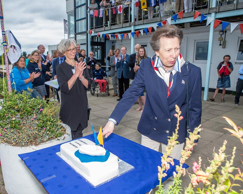 HRH The Princess Royal visits Queen Mary Sailing Club to celebrate 20 years of Queen Mary Sailability photo copyright www.sportography.tv taken at Queen Mary Sailing Club