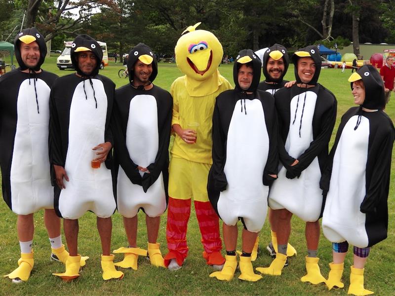 Penguins from 5 Degrees West in the charity It's a Knockout photo copyright Turn to Starboard taken at 
