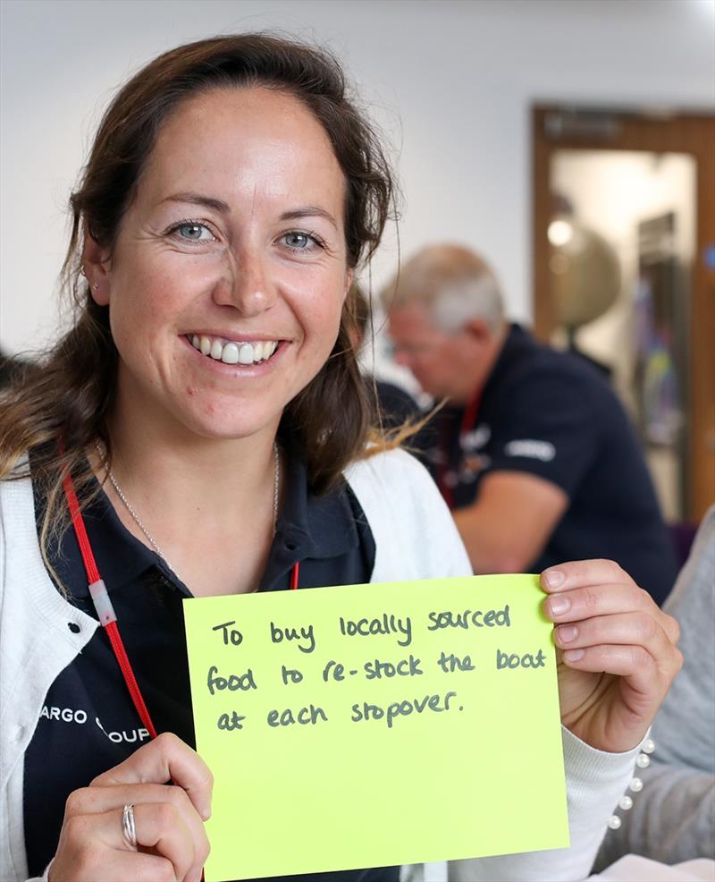 Hannah Diamond shares her pledge to protect the ocean while sailing with team Vestas 11th Hour Racing photo copyright 11th Hour Racing taken at 