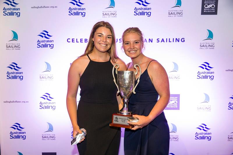 Natasha Bryant & Annie Wilmot win Female Sailor of the Year at the Australian Sailing Awards photo copyright Australian Sailing taken at Australian Sailing