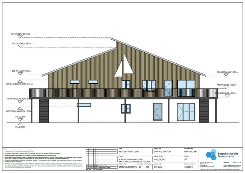 The plans for the new Netley Sailing Club building photo copyright Netley Sailing Club taken at Netley Sailing Club
