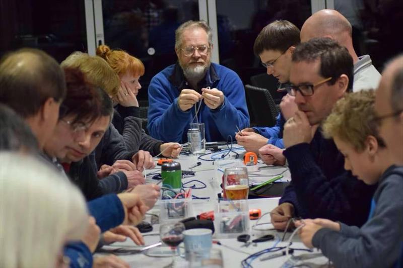 Learn to Splice Evening at Ripon SC photo copyright Gail Jackson taken at Ripon Sailing Club