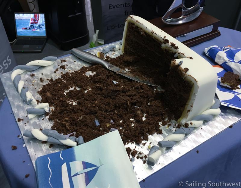 First birthday celebrations for Sailing Southwest at the RYA Dinghy Show 2018 photo copyright Sailing Southwest taken at RYA Dinghy Show