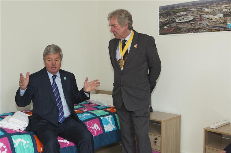 The London 2012 Organising Committee take temporary ownership of the Weymouth and Portland Sailing Village for the summer photo copyright LOCOG taken at 