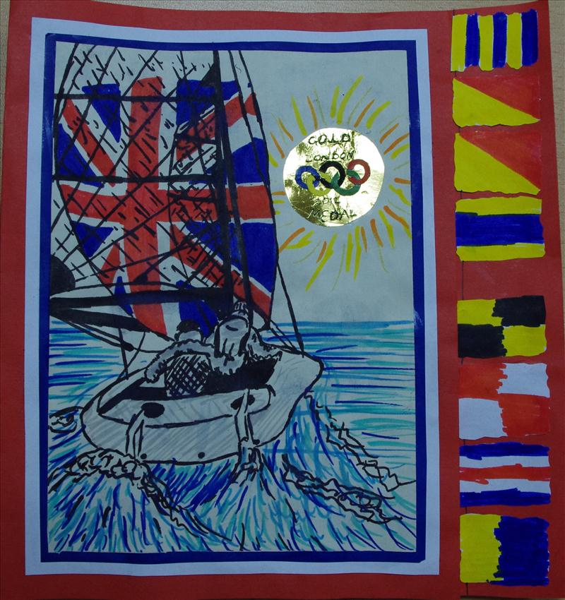 Winners of the RYA Sail for Gold 'good luck' card competition photo copyright RYA taken at 