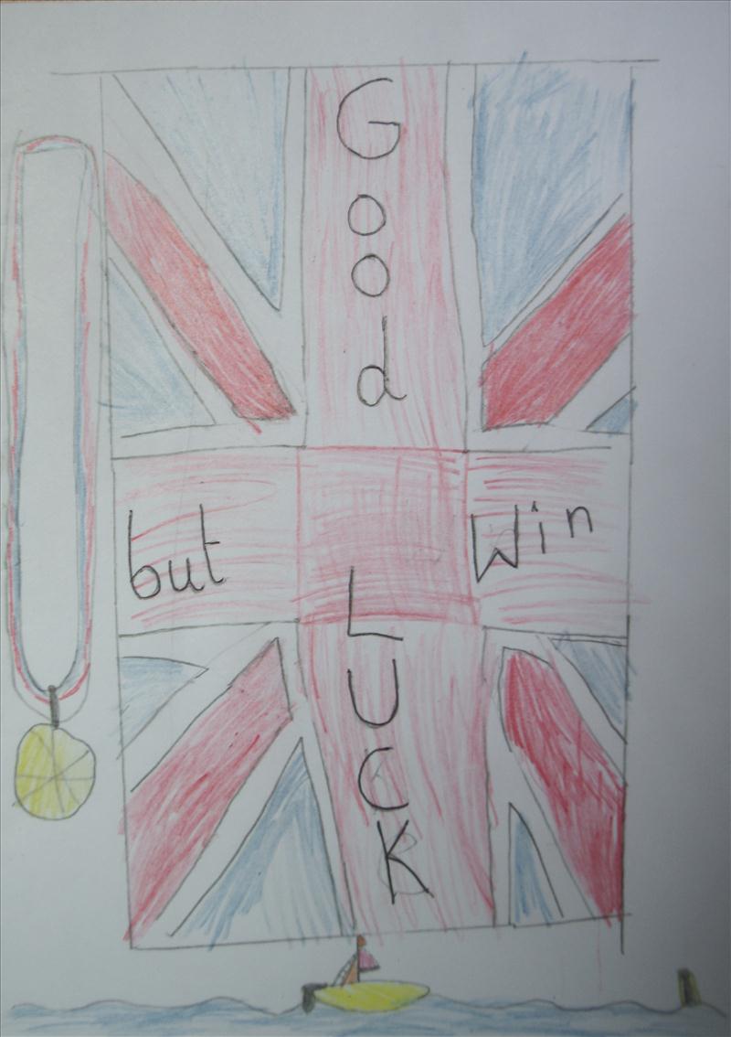 Winners of the RYA Sail for Gold 'good luck' card competition photo copyright RYA taken at 