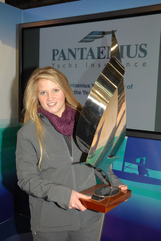 Saskia Sills wins the YJA Pantaenius Young Sailor of the Year Award for 2012 photo copyright Kim Brett taken at 