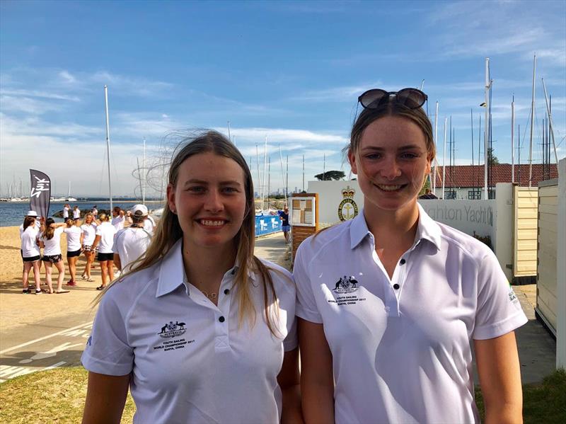Laura Harding and Eleanor Grimshaw - Sail Melbourne International 2017 - photo © Sail Melbourne