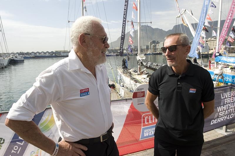 Clipper Race CEO, William Ward and Clipper Race Chairman Sir Robin Knox-Johnston photo copyright Clipper Race taken at 