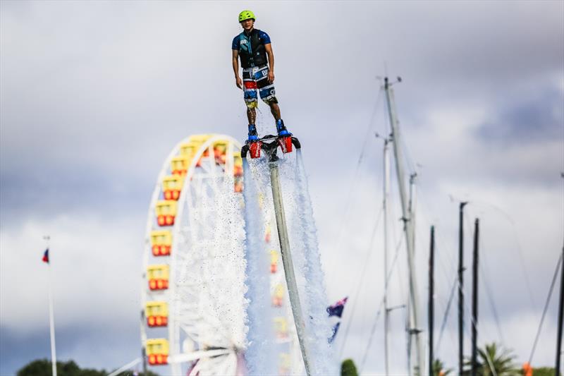 2016 FOS - Waterski show and ferris wheel photo copyright Salty Dingo taken at Royal Geelong Yacht Club