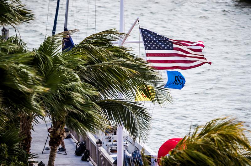 Heavy Winds in Miami - 2018 World Cup Series Miami photo copyright Tomas Moya / Sailing Energy taken at 
