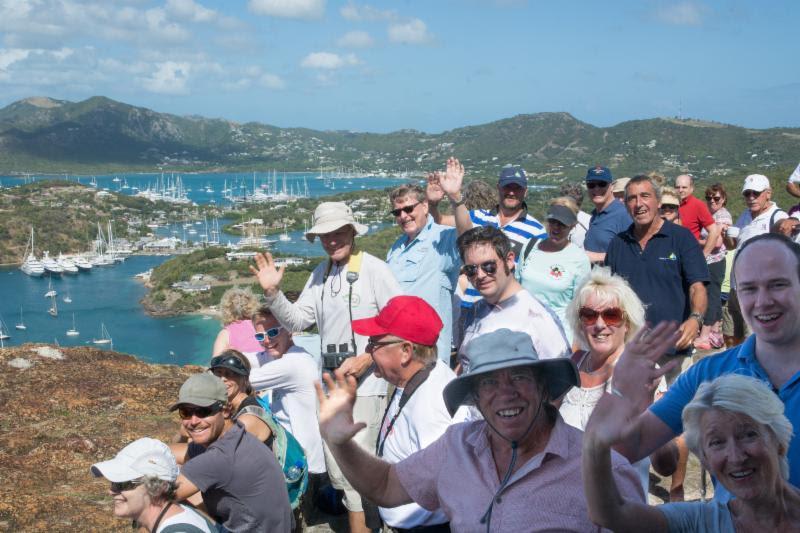 Hundreds of spectators on land and sea watched the record fleet of 84 boats head off at the start of the 10th RORC Caribbean 600 photo copyright RORC / Mags Hudgell taken at Royal Ocean Racing Club