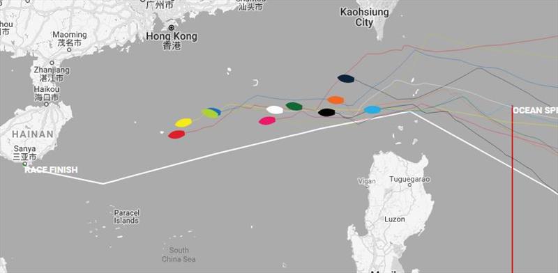 Current positions – Clipper Round the World Yacht Race 7: The Forever Tropical Paradise Race, Day 21 photo copyright Clipper Race taken at 