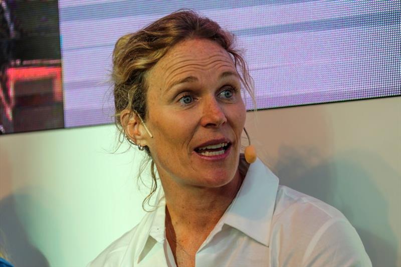 International Women's Day event at the Volvo Pavilion. 08 March, 2018 photo copyright Jesus Renedo / Volvo Ocean Race taken at 