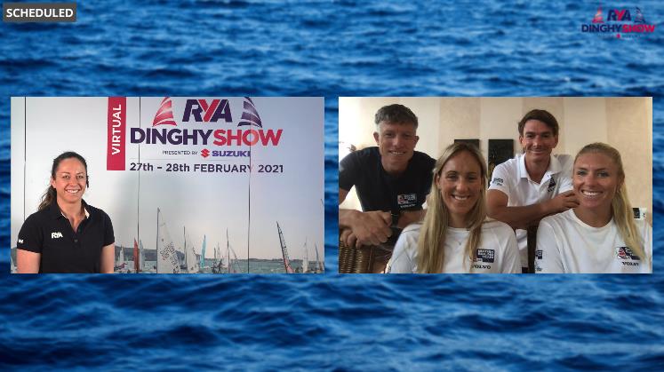 Team GB sailors at the virtual RYA Dinghy Show - photo © RYA