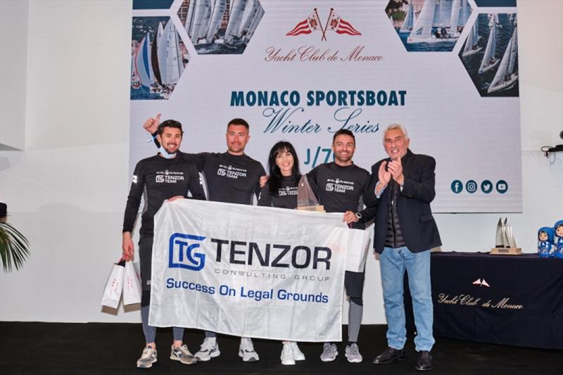 Prizegiving - Monaco Sportsboat Winter Series Act 3 - Tenzor International Cup photo copyright Martin Messmer taken at Yacht Club de Monaco