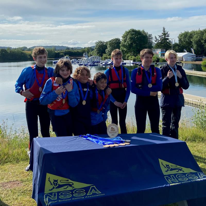 Worcestershire Youth Sailing Association participants were awarded medals for completing their 12 hour sail - photo © Worcestershire Youth Sailing Association