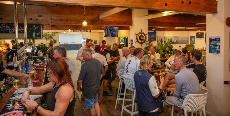 Competitors enjoy the newly revamped dining and bar area at Whitsunday Sailing Club - 2023 Airlie Beach Race Week - photo © Vampp Photography