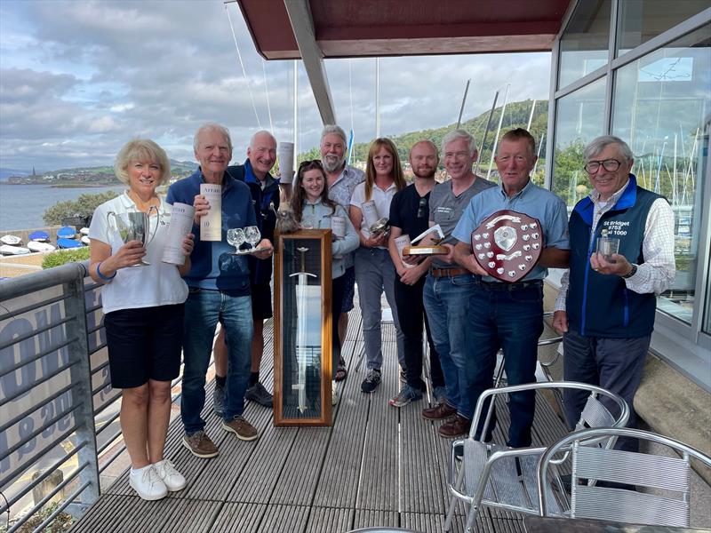Scottish Two Handed Race 2023 Prize Winners photo copyright Carolyn Elder taken at Fairlie Yacht Club