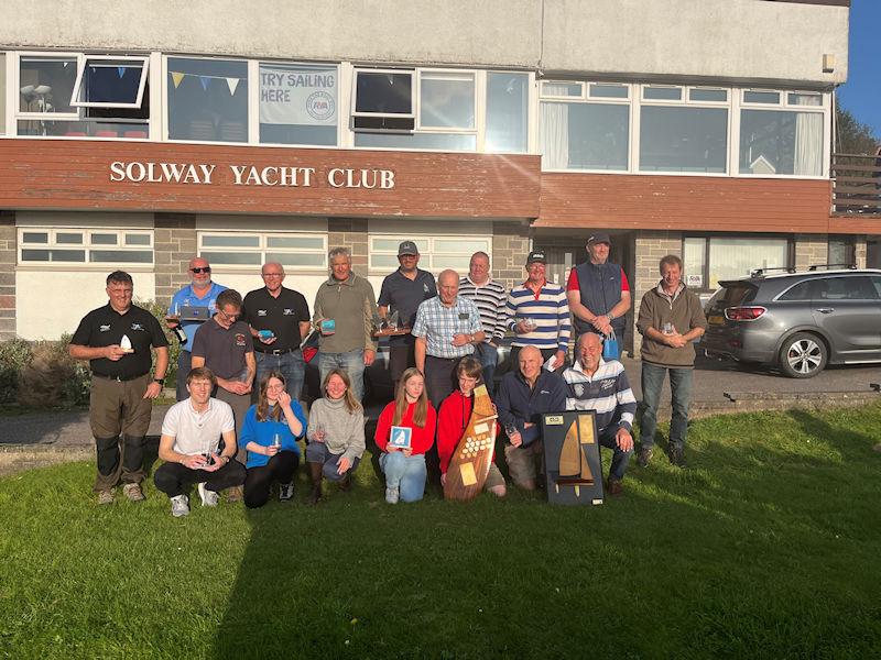 Solway Yacht Club Autumn Open - Winners photo copyright Nicola McColm taken at Solway Yacht Club